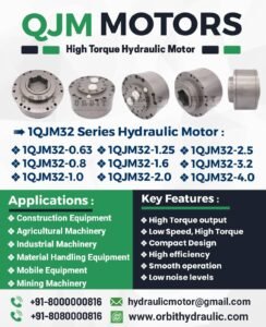 1QJM32 Hydraulic Motor in Ahmedabad Mumbai Pune Chennai Bangalore Hyderabad Kolkata Nashik Delhi Gurgaon India
