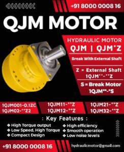 QJM Z Series Hydraulic Motor With External Shaft in Pune Mumbai Chennai Bangalore Hyderabad Nashik Delhi Kolkata Thane Ahmedabad Coimbatore India